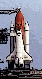 One small space shuttle